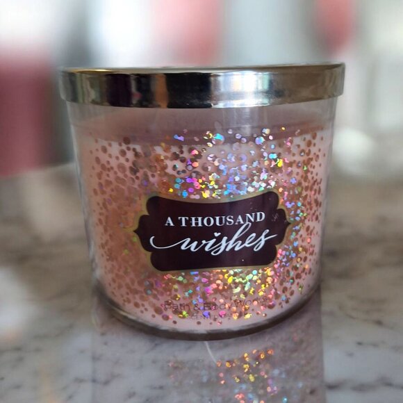 A Thousand Wishes 3-Wick Candle 25-45 burn hours 14 oz Bath & Body Works NEW - Picture 1 of 1